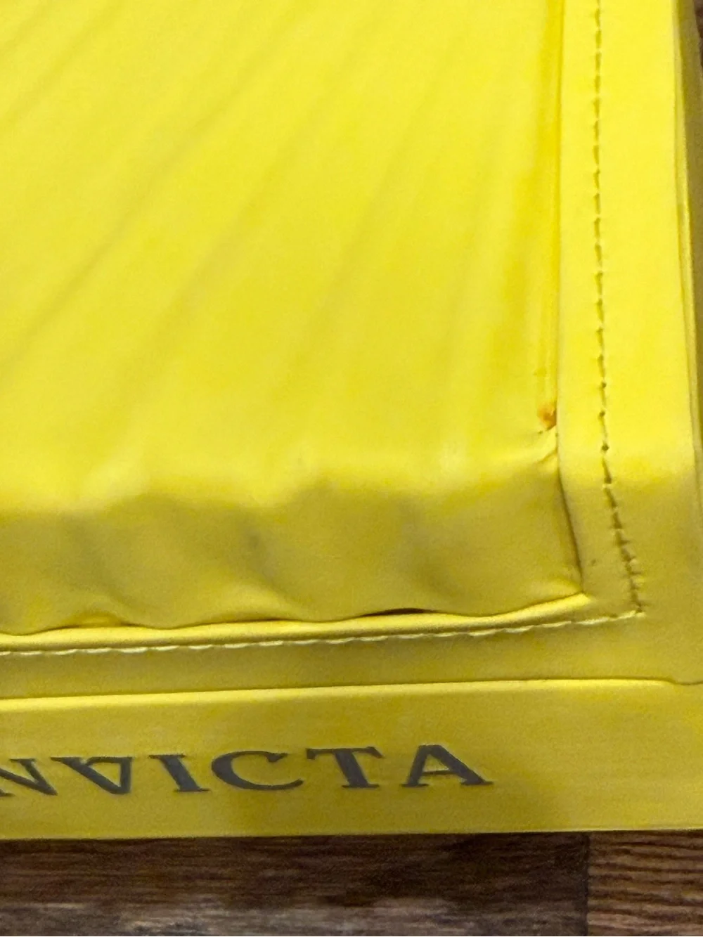 Invicta Bright Yellow Watch Box